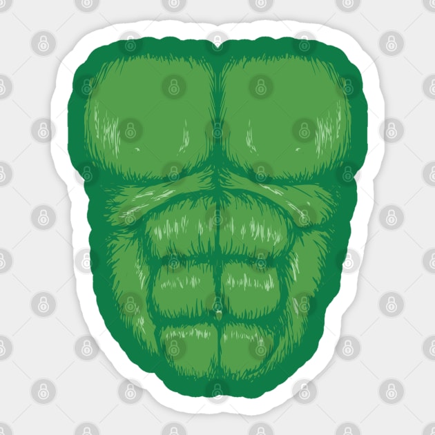 Green Beast Chest Sticker by NSA